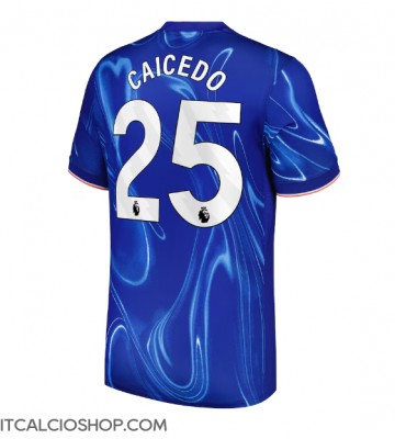 Chelsea Moises Caicedo #25 Prima Maglia 2024-25 Manica Corta